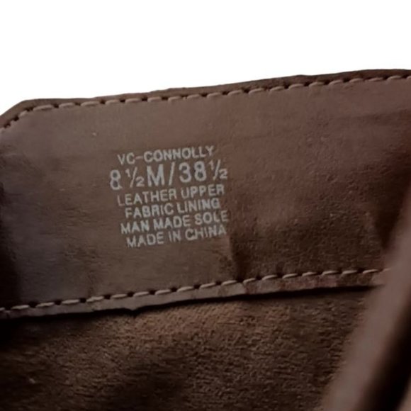 Vince Camuto Connolly Suede Cross Belted Heeled Booties – Size 8.5M - Picture 8 of 11